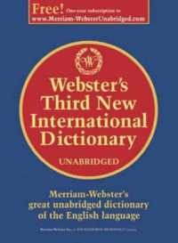 Webster's Third New International Dictionary / Gove, Philop