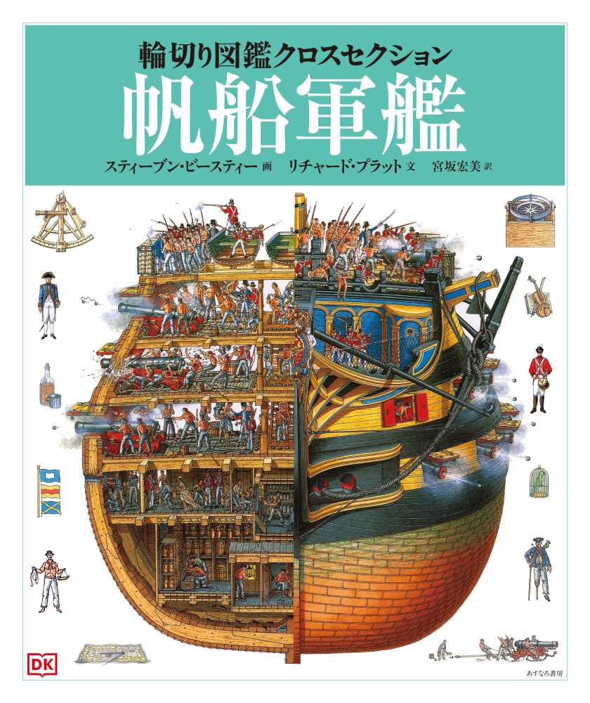 帆船軍艦 / ビースティー，スティーブン【画】〈Biesty