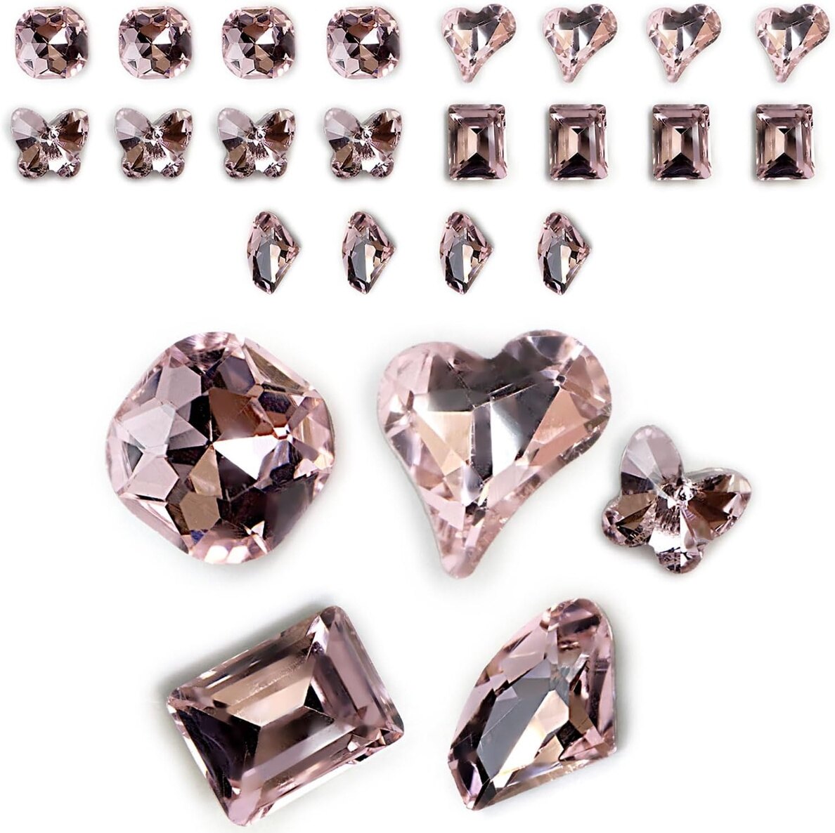 ネイルパーツ【ピンク】立体 パーツ 3D ネイルアート デコパーツ