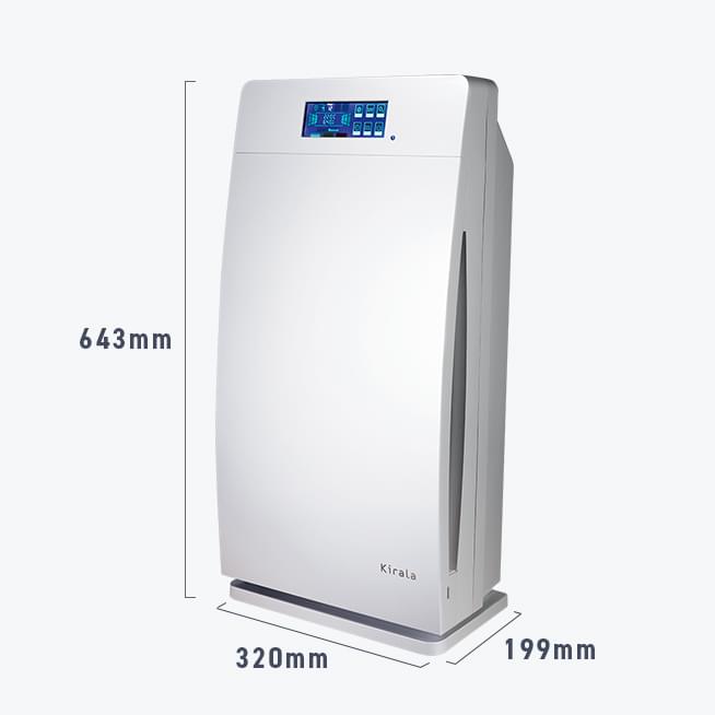 アリア（Aria）｜Kirala Air | ハイブリッド空気清浄機 オゾンで除菌