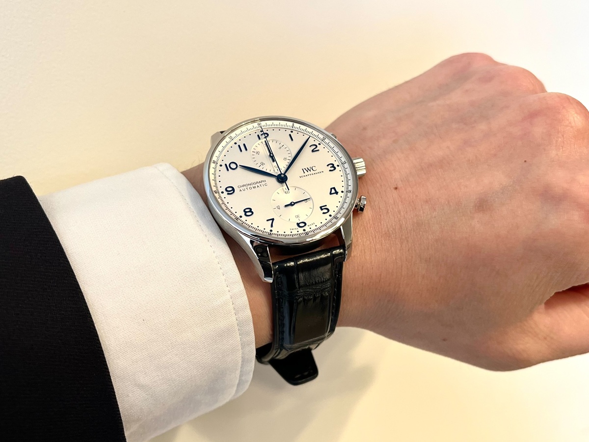 IWC】ラバーベルトでポルトギーゼを夏でもスマートに！_ポルトギーゼ用