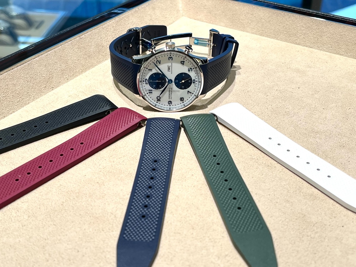 IWC】ラバーベルトでポルトギーゼを夏でもスマートに！_ポルトギーゼ用