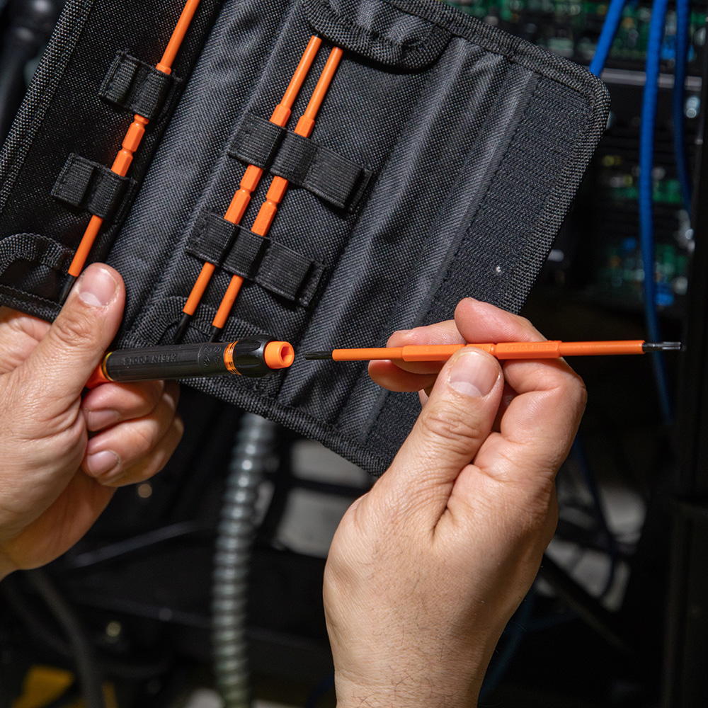 8-in-1 Insulated Precision Screwdriver Set with Case - 32584INSR