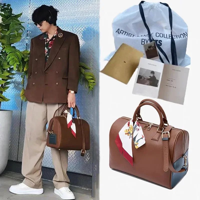 BTS V BTS 公式 Mute Boston bag V ボストン バッグ テテ MUTE BOSTON