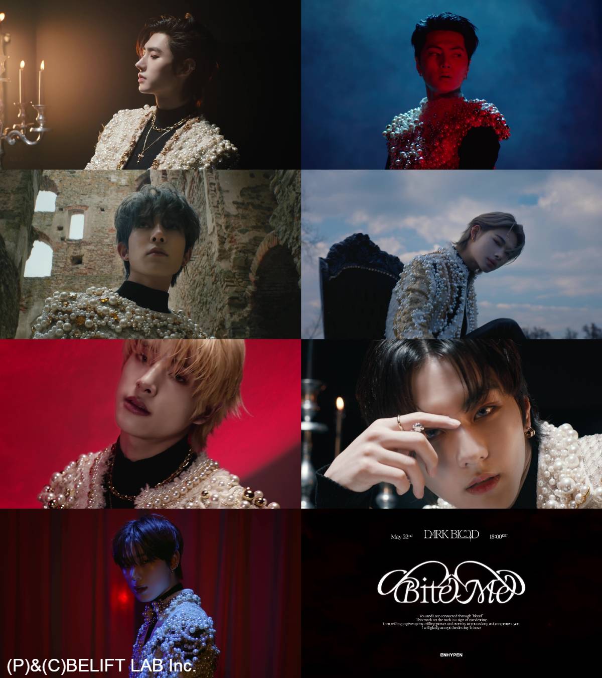 魅惑的な“ダークファンタジー”！ ENHYPEN、4枚目のミニアルバム『DARK