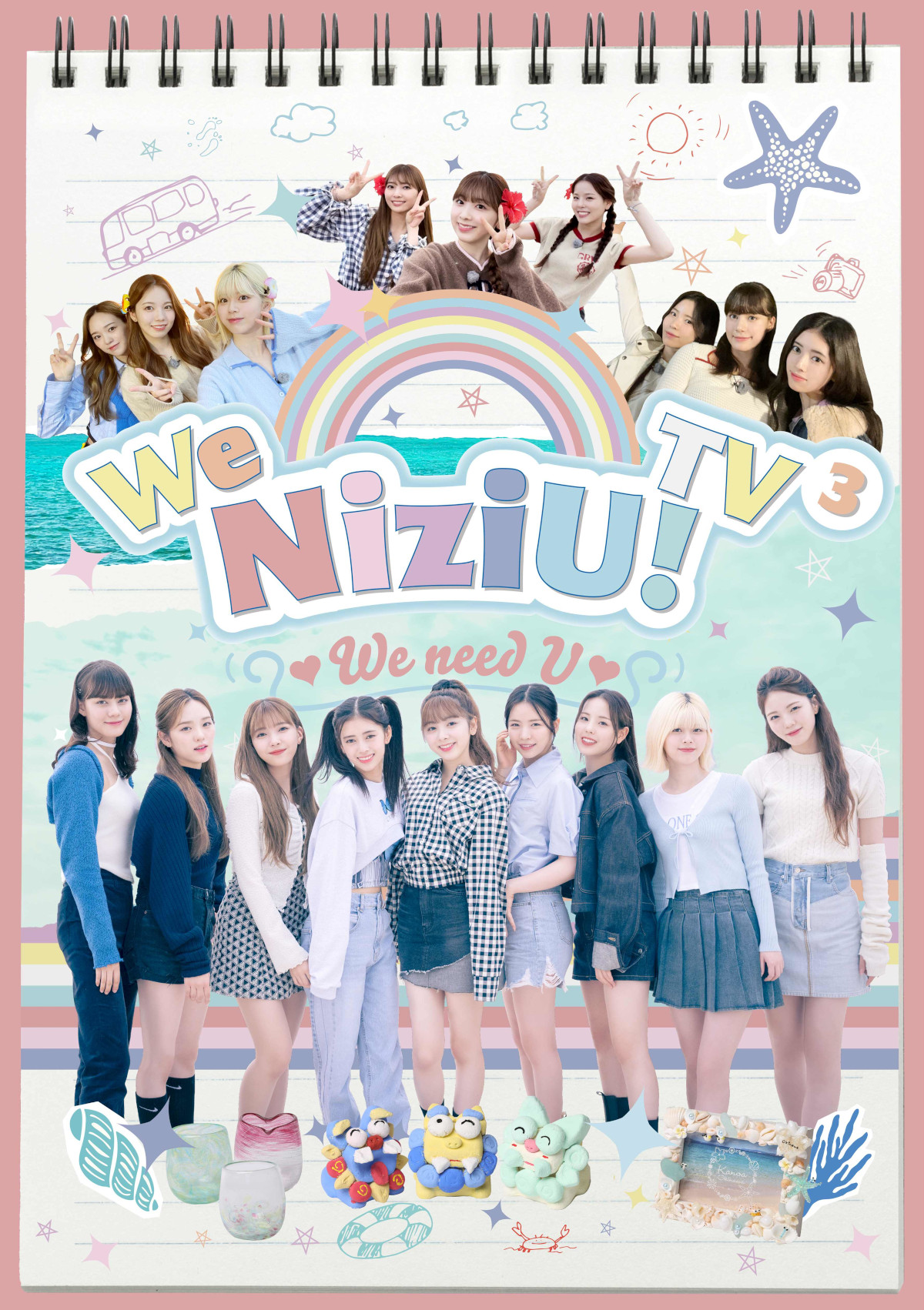 NiziUの冠番組「We NiziU! TV3」完全版のBlu-rayが12月27日（水）に