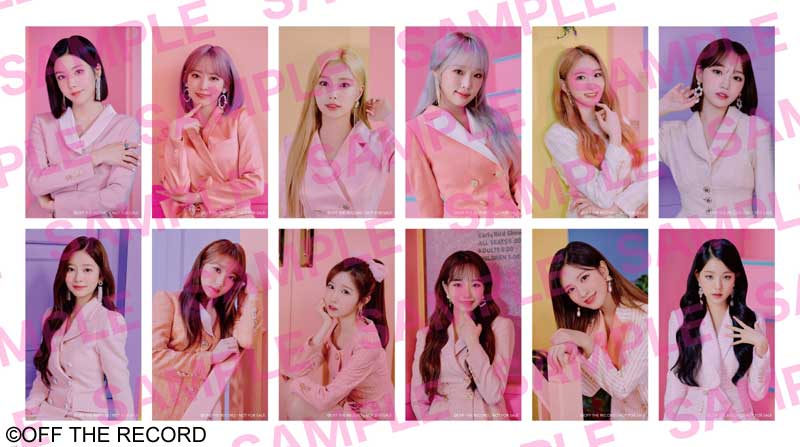 IZ*ONE、日本1stコンサート映像のオフィシャルショップ限定トレカ12枚