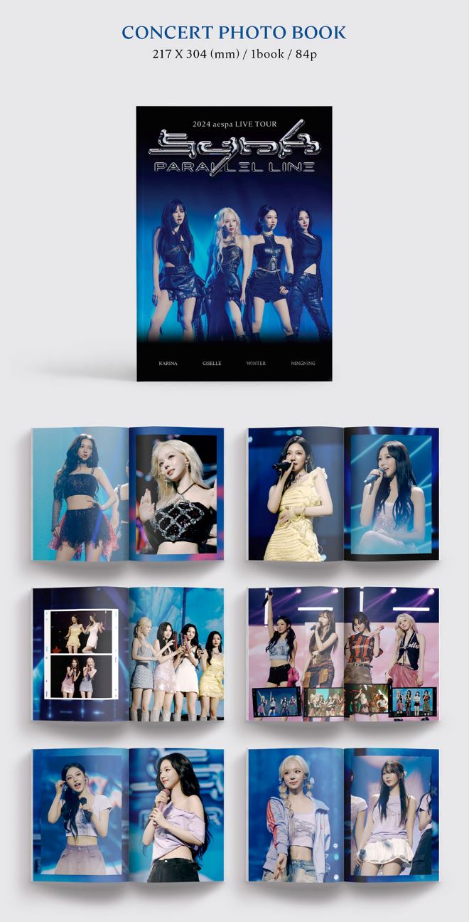 AESPA - CONCERT PHOTO BOOK (2024 AESPA LIVE TOUR 'SYNK : PARALLEL