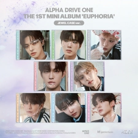 ALPHA DRIVE ONE - [EUPHORIA] 1st Mini Album JEWEL CASE 8 Version