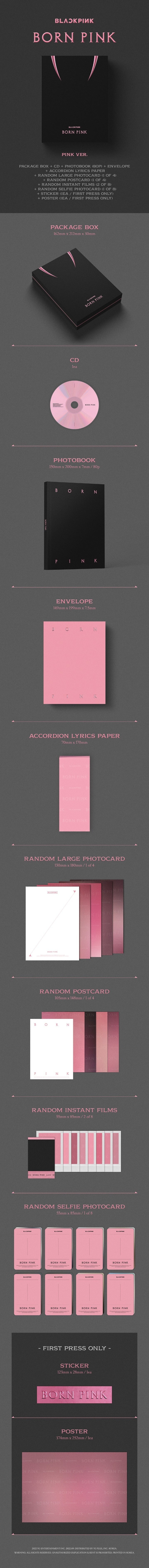 BLACKPINK - [BORN PINK] (2nd Album Box Set 3 Version SET