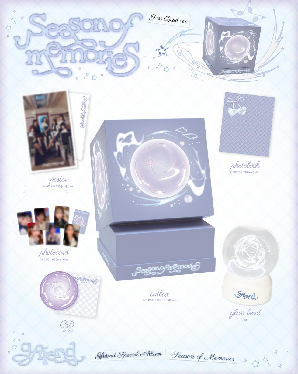 GFRIEND - [SEASON OF MEMORIES] SPECIAL Album GLASS BEAD Version