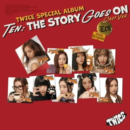 TWICE - [TEN: THE STORY GOES ON] CAST 9 Version SET – kpopalbums.com