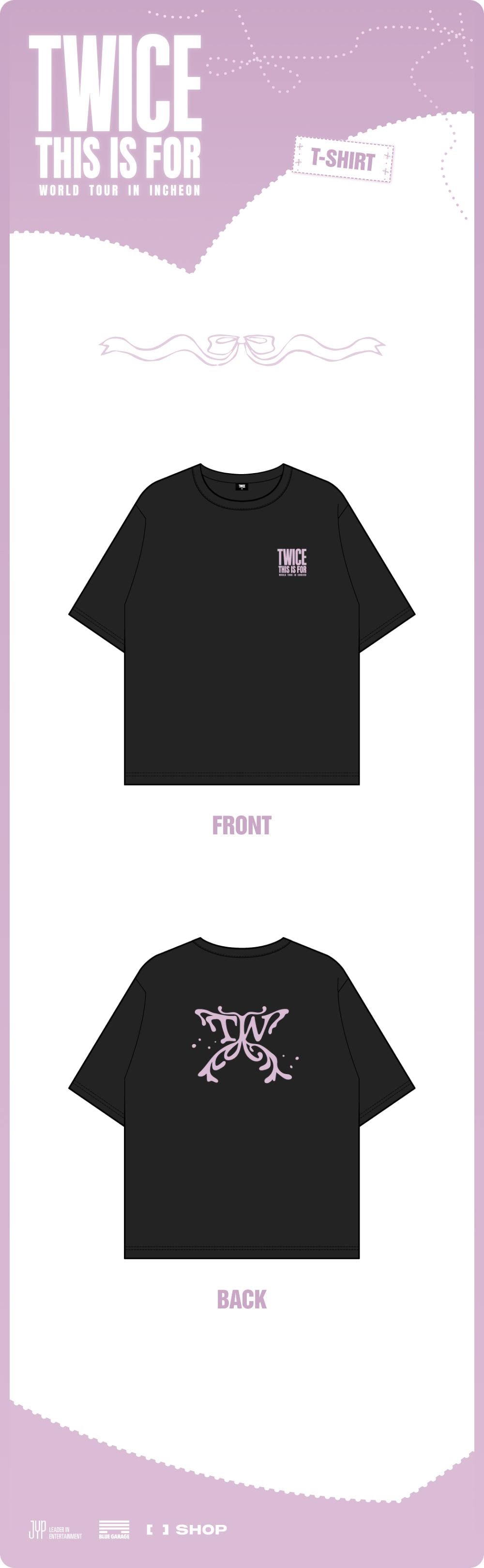 TWICE - [THIS IS FOR] WORLD TOUR MD T-SHIRT – kpopalbums.com