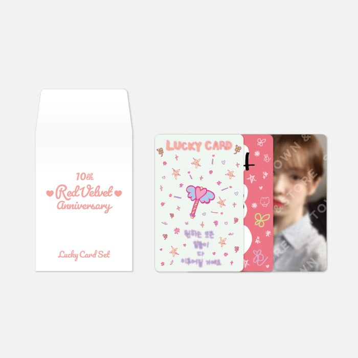 RED VELVET - [10TH ANNIVERSARY MD] LUCKY CARD SET – kpopalbums.com