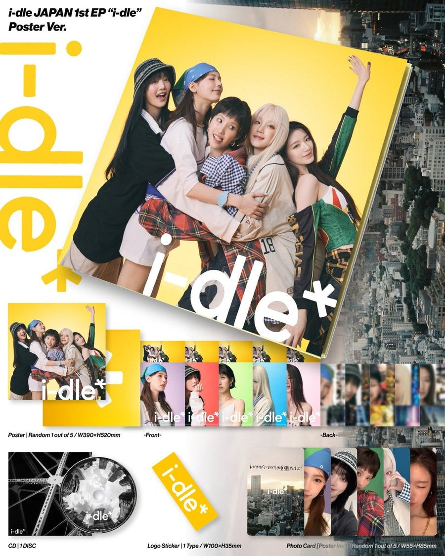 i-dle - [i-dle] JAPAN 1st EP Album POSTER Version – kpopalbums.com