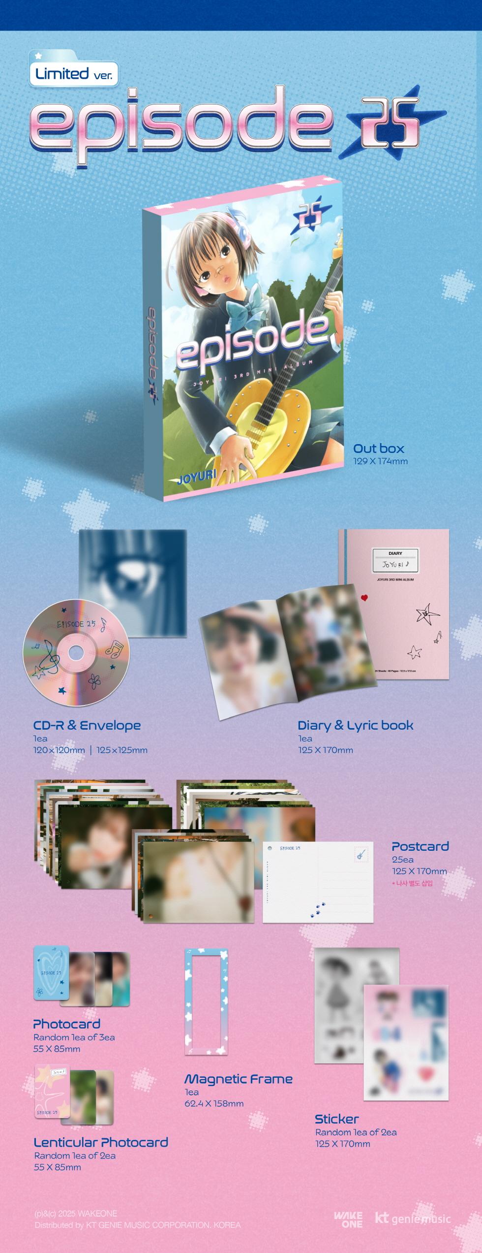 JO YURI - [EPISODE 25] 3rd Mini Album EPISODE: MOMENT LIMITED