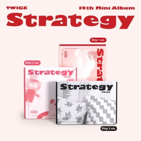 TWICE - [STRATEGY] 14th Mini Album 3 Version SET – kpopalbums.com