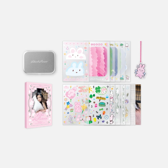 IRENE - [LIKE A FLOWER] OFFICIAL MD TINCASE & STICKER BOOK SET