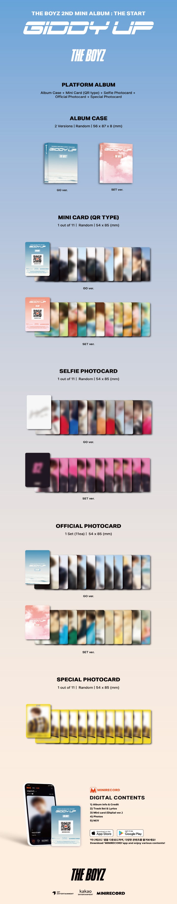 THE BOYZ - [THE START] (2nd Mini Album PLATFORM SET Version