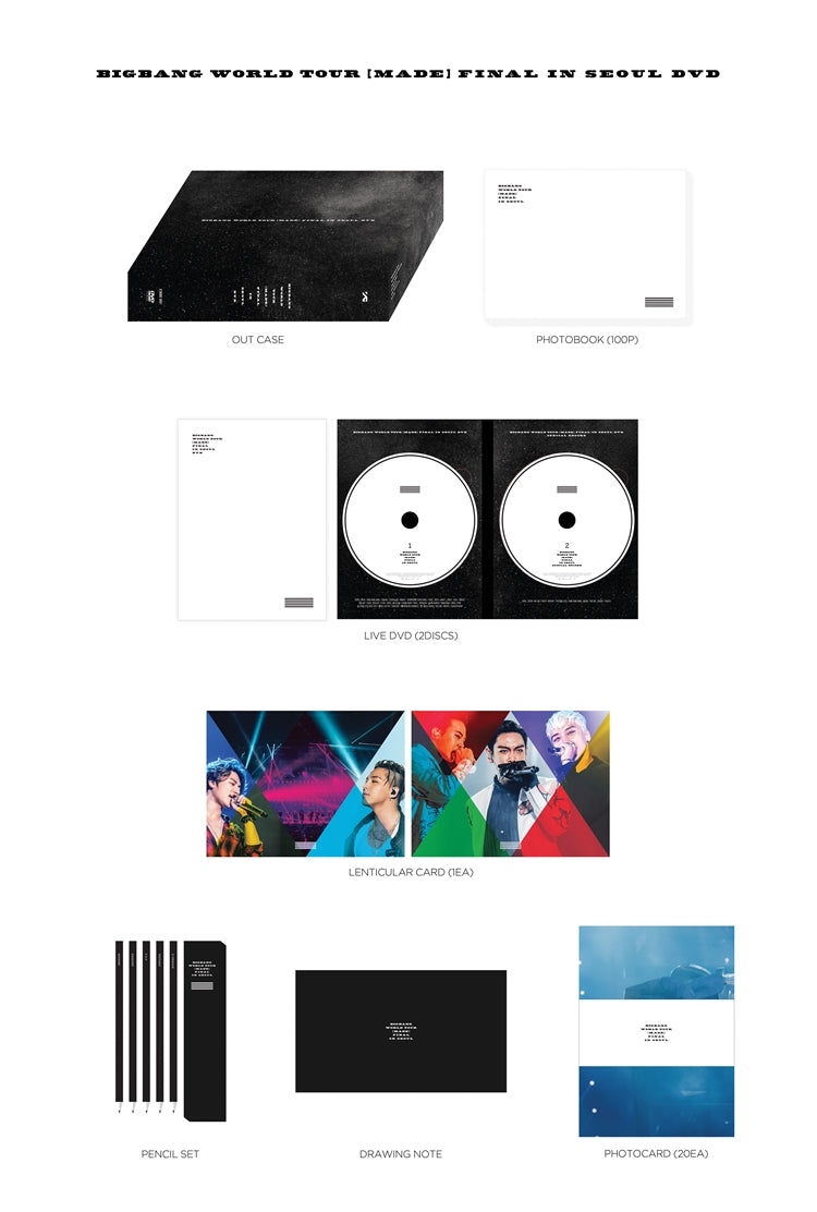 BIGBANG - [MADE] WORLD TOUR FINAL IN SEOUL DVD – kpopalbums.com
