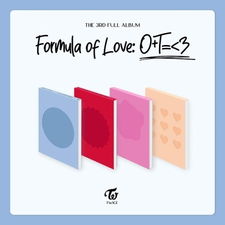 TWICE - [FORMULA OF LOVE: O+T=<3] (3rd Album 4 Version SET