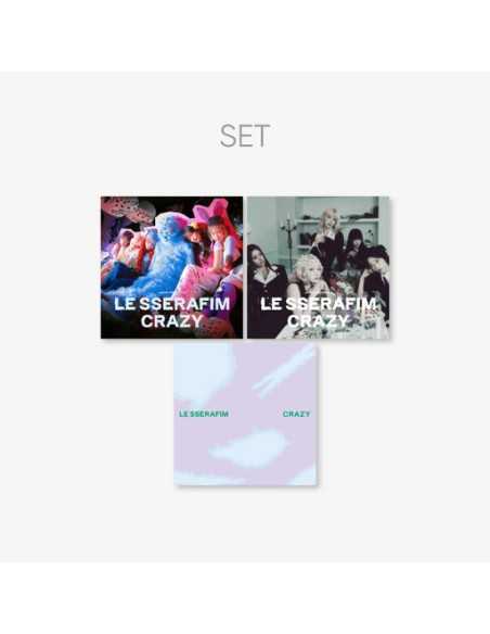 Japanese Edition][SET] LE SSERAFIM 3rd Single Album - CRAZY (3 SET
