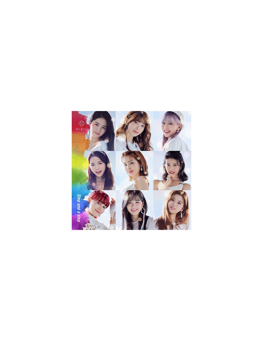 Japanese Edition] NiziU 1st Single Album - Step and a step (1st