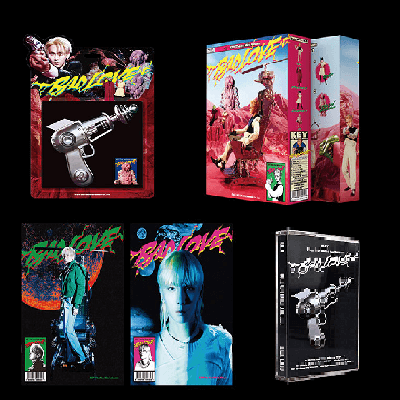 SHINEE KEY BAD LOVE 1ST MINI ALBUM | SPACE RAY GUN, BOX SET