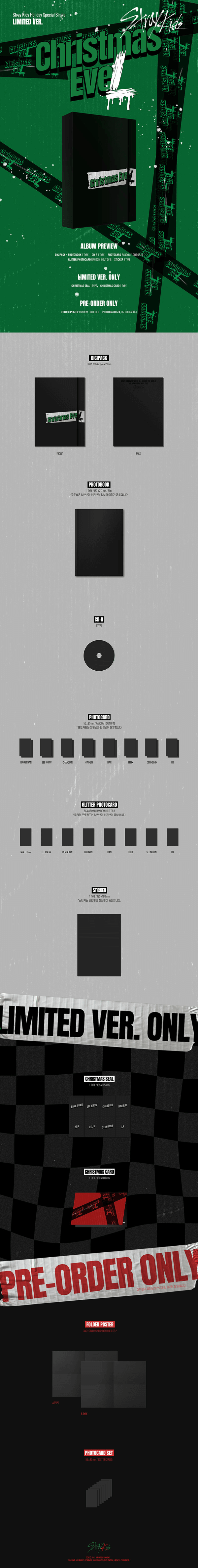 STRAY KIDS CHRISTMAS EVEL HOLIDAY SPECIAL SINGLE LIMITED EDITION