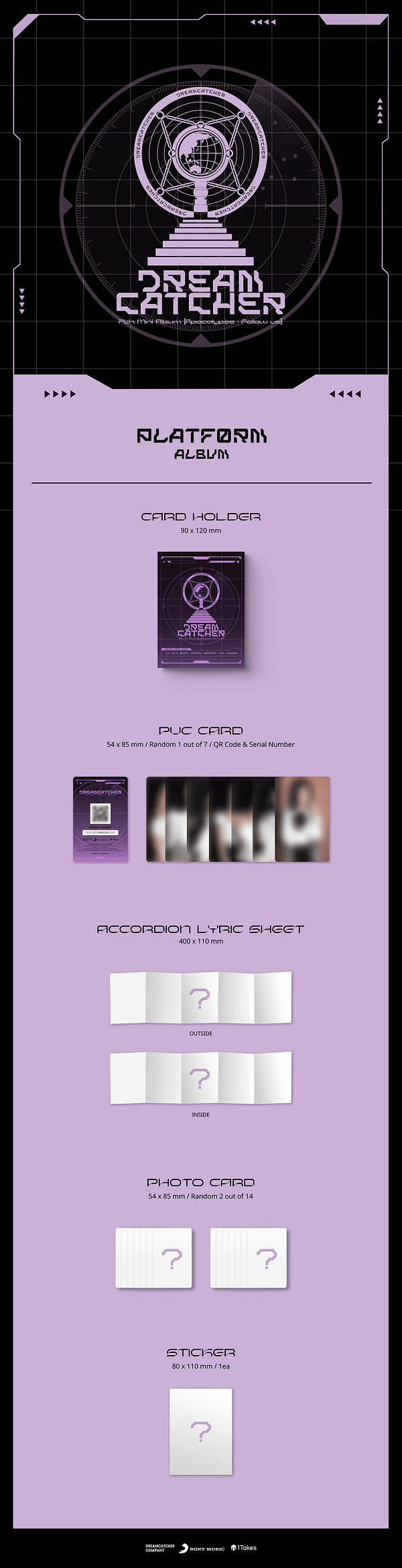 DREAMCATCHER 7TH MINI ALBUM APOCALYPSE : FOLLOW US PLATFORM VER