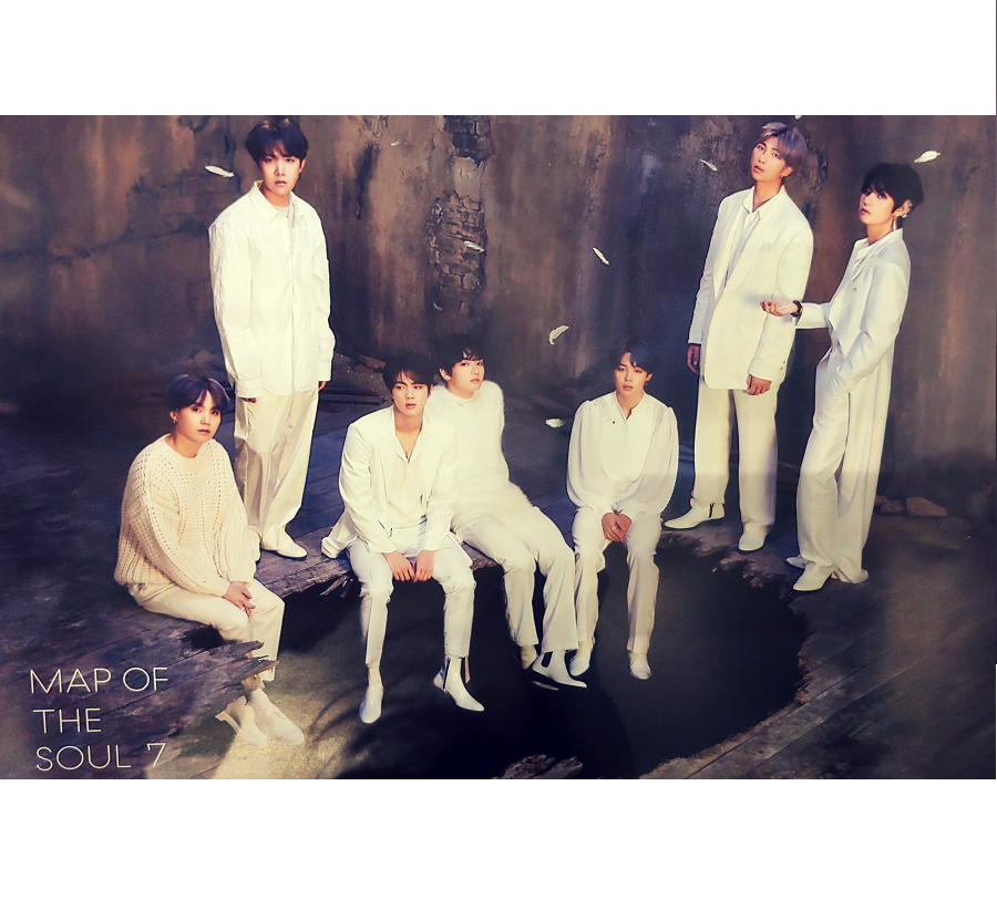 BTS MAP OF THE SOUL 7 OFFICIAL POSTERS (4 POSTER SET) - Kpop USA
