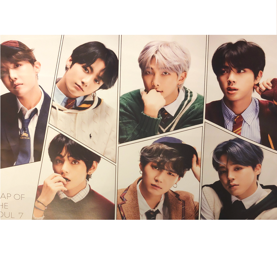 BTS MAP OF THE SOUL 7 OFFICIAL POSTER (VER 4) - Kpop USA