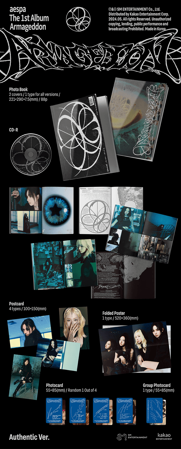 AESPA THE 1ST ALBUM ARMAGEDDON AUTHENTIC VER. - Kpop USA