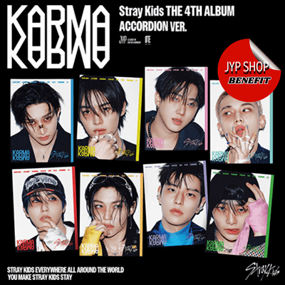 STRAY KIDS 4TH ALBUM KARMA (ACCORDION VER.) | JYP SHOP OFFICIAL