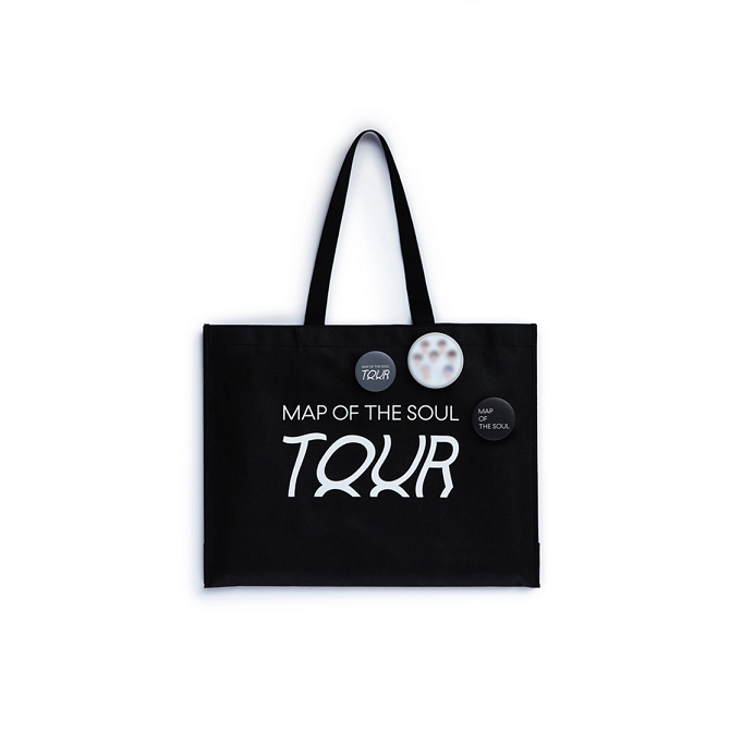 BTS OFFICIAL MAP OF THE SOUL TOUR SHOPPER BAG - Kpop USA