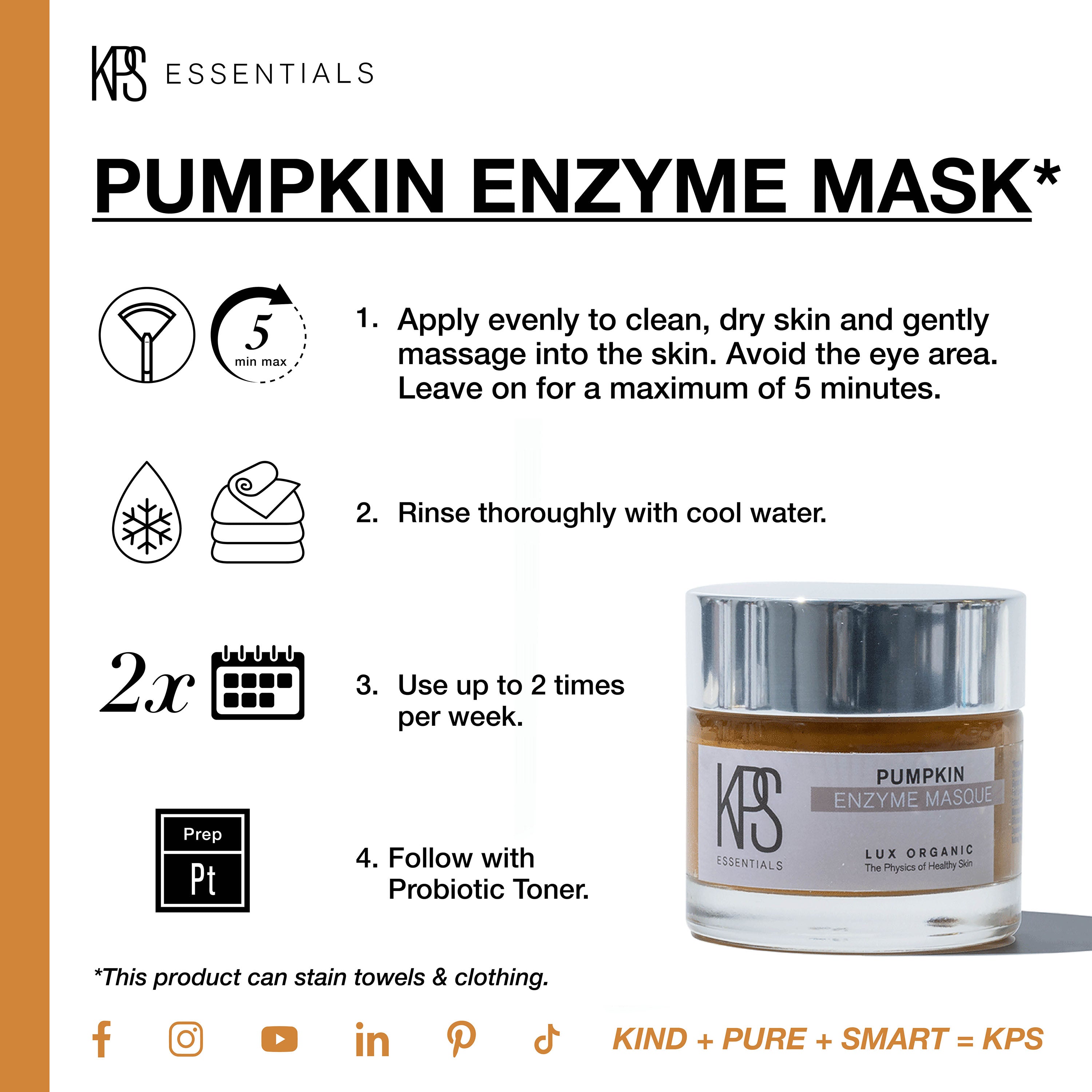 Pumpkin Enzyme Mask – Kindness Powered Skincare