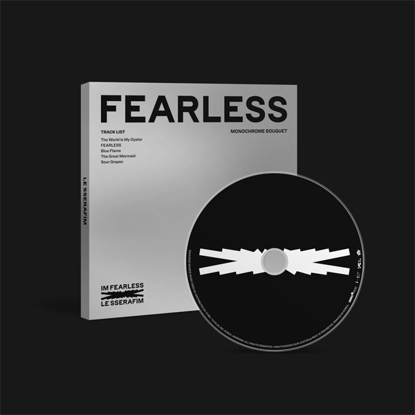 ktown4u.com : LE SSERAFIM - 1st Mini Album [FEARLESS] (Monochrome
