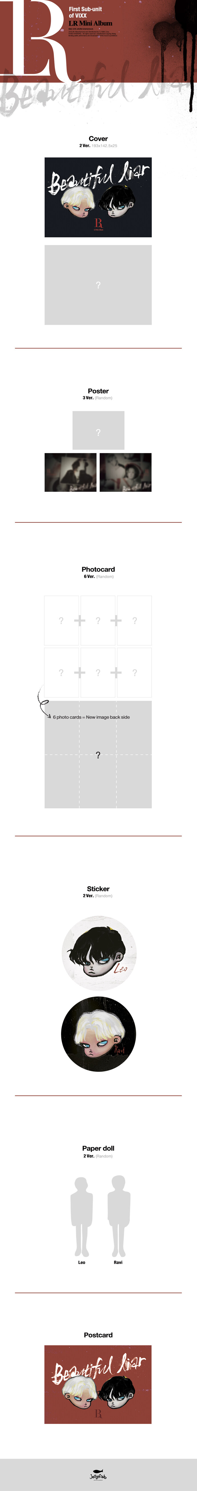 ktown4u.com : VIXX LR - Mini Album [Beautiful Liar]