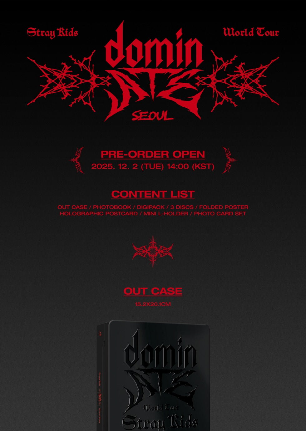 Stray Kids - World Tour [dominATE SEOUL] DVD – K-Towns