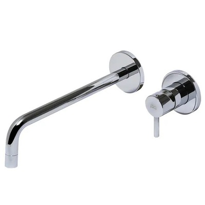 スティック 壁付混合水栓L マットブラック」TA05379｜miratap