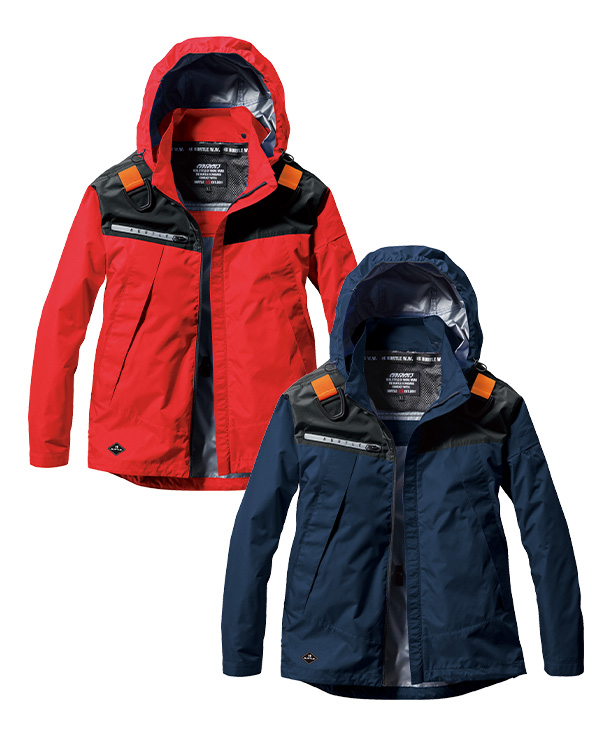 BURTLE ファン付ウエア AIR CRAFT フーディジャケット(着脱可能フード