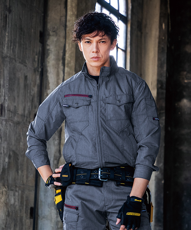 BURTLE ファン付ウエア AIR CRAFT ブルゾン(着脱可能フード付) (ロー