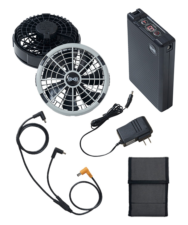 空調服社】クウチョウフクシャ 空調服スターターキット(18V) SK23011