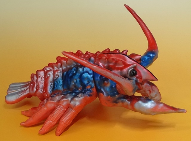 東京都小金井市にて、マルサン エビラの怪獣ソフビをお譲り頂きました