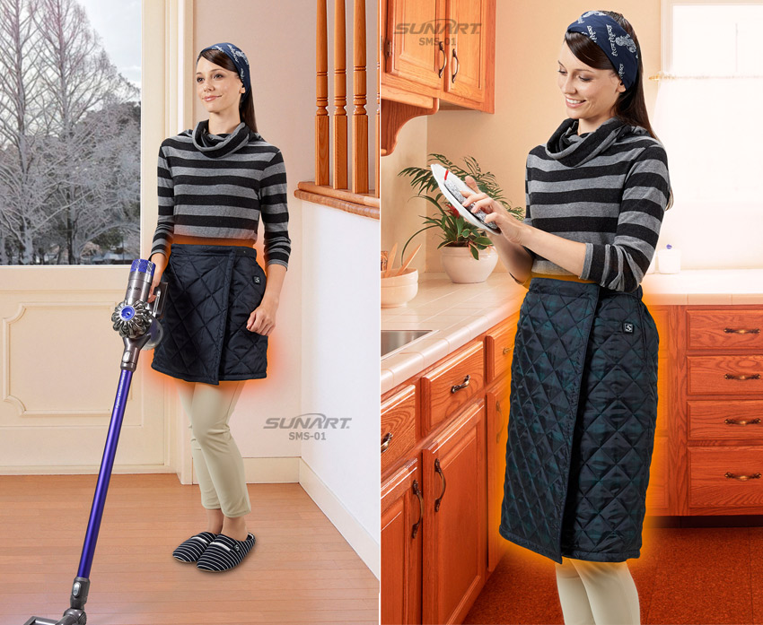 SUNART / ぬくさに首ったけ 3WAY巻きスカート【SMS-01】