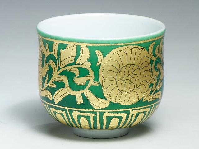 佐賀県重要無形文化財 小野珀子 金襴手 酒器 | 東京世田谷の買取専門店