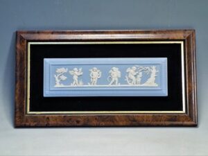 WEDGWOOD ウェッジウッド ジャスパー ペールブルー 天使の四季 陶板