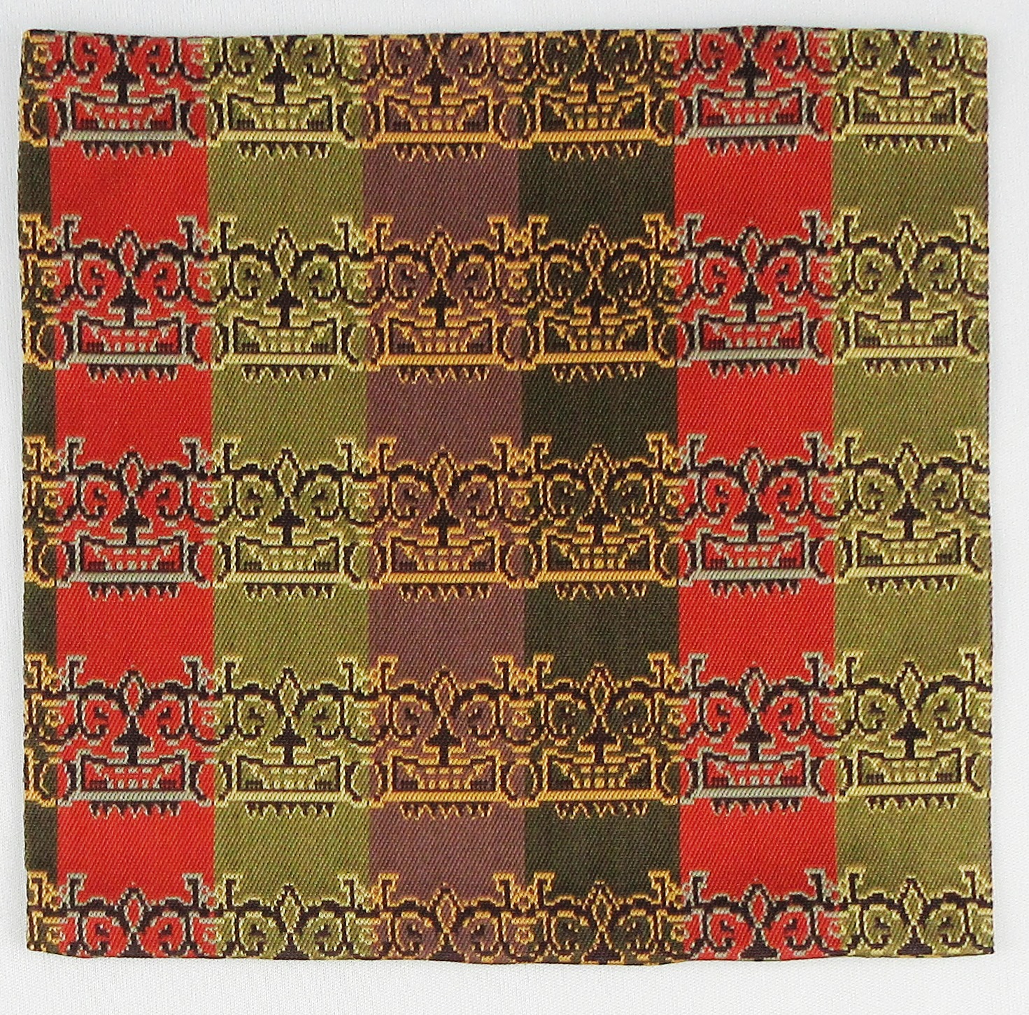 栗山園オンライン通販部 / 新品 古帛紗 獅子噛文長斑錦 龍村美術織物