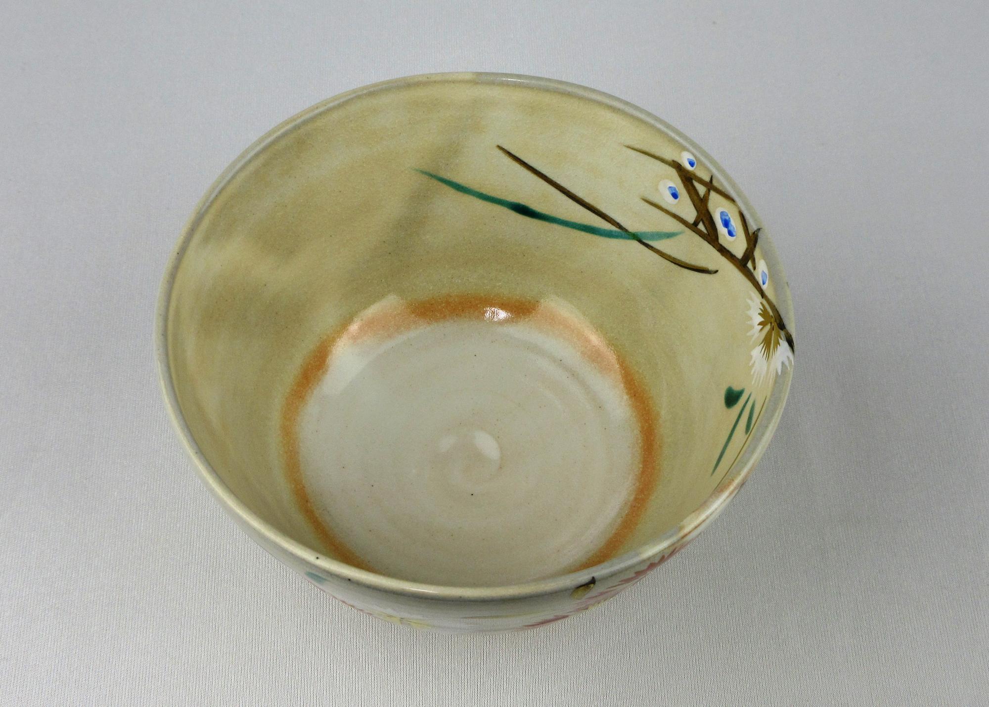 栗山園オンライン通販部 / 新品 なでしこ乾山写茶碗 上山善峰