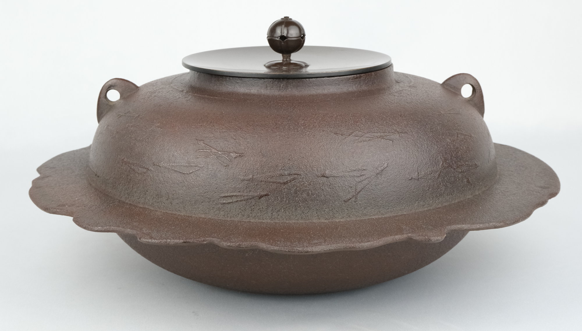 栗山園オンライン通販部 / 【出物】 透木釜 松葉地紋 高橋敬典